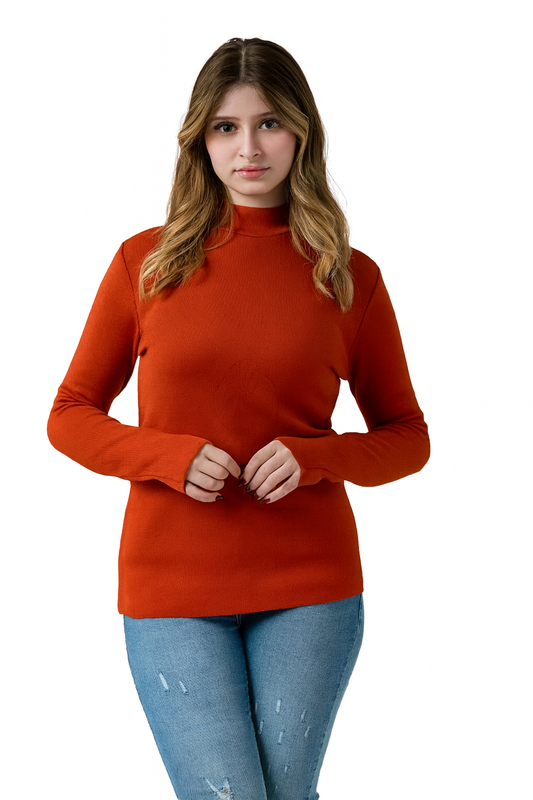 Cotton Body High Collar